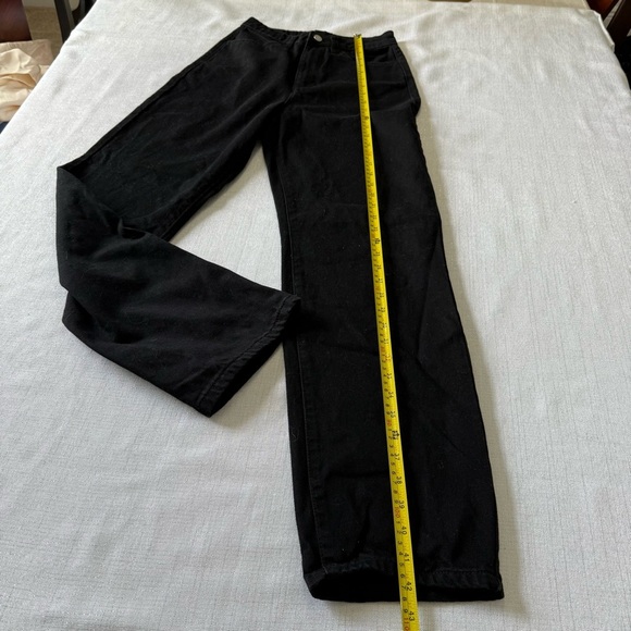 We Wore What Black Rigid Mom Strength Leg Jeans High Rise Size 27 - Picture 7 of 10